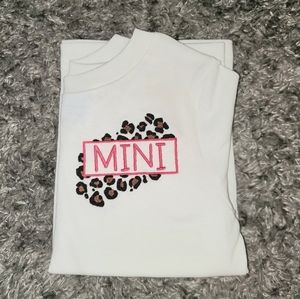 NEW Mini Embroidery Leopard Tee